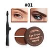 Двухцветный крем для бровей «два в одном» + клей для бровей Three-dimensional Natural Wild Eyebrow 2in1 Eyebrow Styling Cream