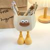 Подставка для ручек «Большой рот» Мультяшный пенал «Сделай сам» Контейнер для ручек большой вместимости Студенческий пластиковый забавный настольный органайзер