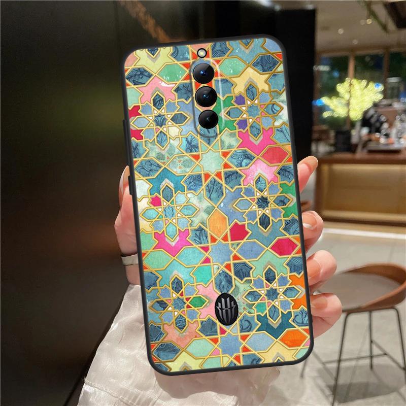 Чехол с марокканским узором для ZTE Nubia Red Magic 8S 8 9 Pro Plus Red Magic 6 7 Pro 6S 7S Pro 5G 5S 6R Funda