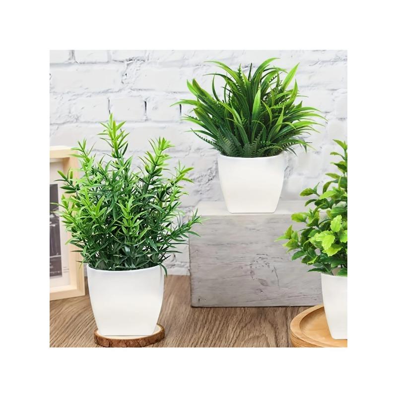 1 шт. Искусственное горшечное растение Сцена Настольный Домашний Офис Декор Полки Настольный Пейзаж Бонсай Свадебная Комната Аксессуары для Вечеринки Лиана