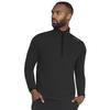 Skech-Knits Burst 1/4 Zip, Mens Black Sweatshirt