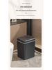 Умное Автоматическое Индукционное Мусорное Ведро - Бесконтактное, Запахонепроницаемое, Роскошное Ведро для Хранения для Ванной Комнаты