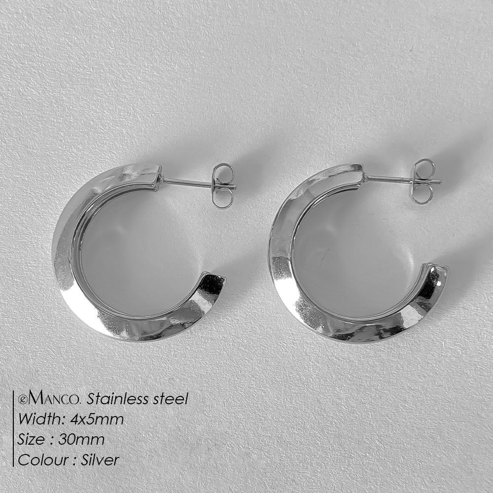 EMANCO Vintage Spiral Twist Hoop Earrings for Women Punk Party Earrings Trendy Gold Color Earrings Jewelry Pendientes
