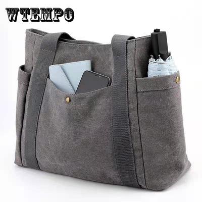 Холщовая сумка, женские сумки большой вместимости, сумки на плечо, дизайнерские литературные простые сумки-тоут, женские сумки через плечо Bolso Mujer