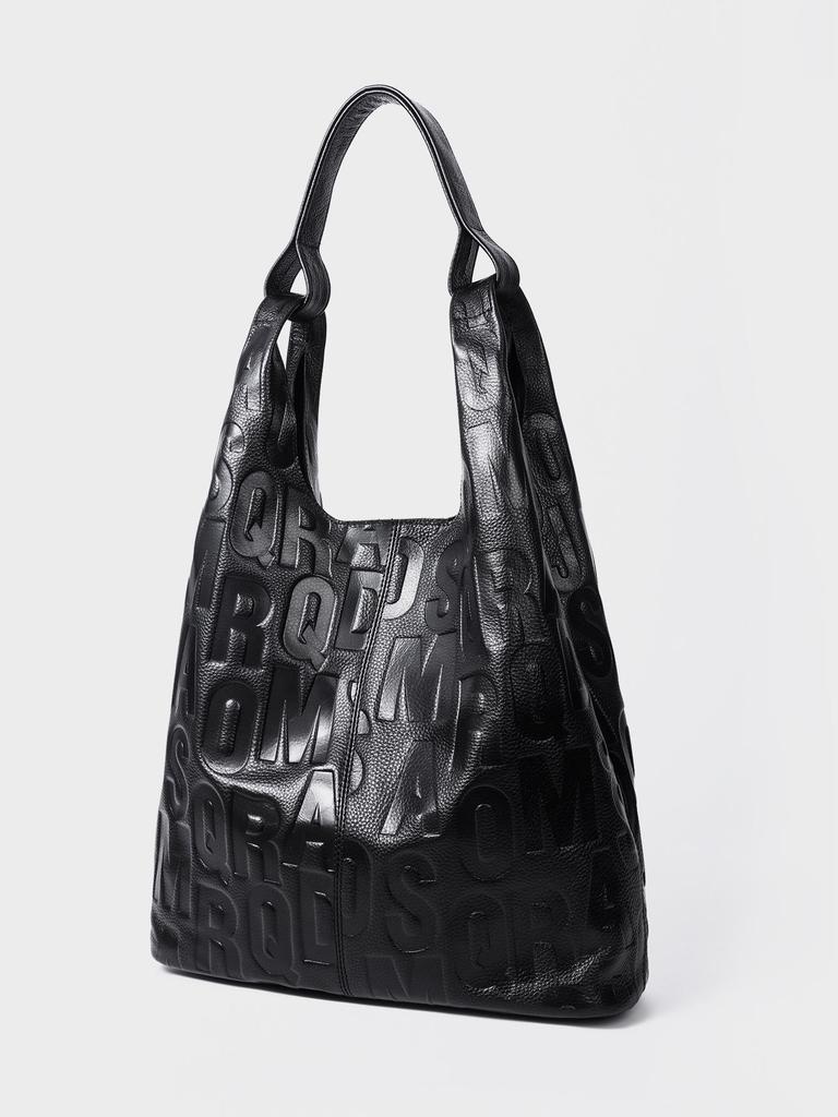 Женская универсальная сумка из натуральной кожи - Модная сумка через плечо и на плечо, Верхний слой коровьей кожи, Большая вместимость