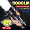5000 лм Супер USB Перезаряжаемый Фонарик Сверхмощный Светодиодный Фонарь Масштабируемый Мощный Лампа Водонепроницаемый Аварийный Кемпинг Рыбалка