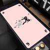 Mouse Pad Gaming Black Bowknot Mousepad Gamer Keyboard Pads Office Laptop Ins Style Dog Desk Mats NonSlip Rubber Home Table Mat