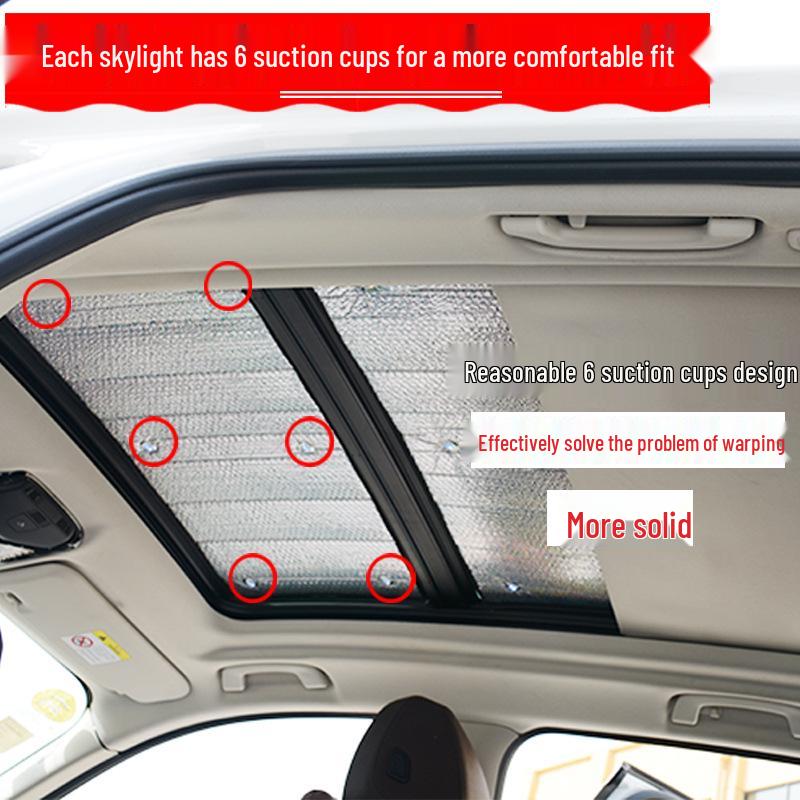 Lynk&Co Sunshade Set: 01 Panoramic Sunroof, 02 Front Windshield, 03 Sunshade Curtain