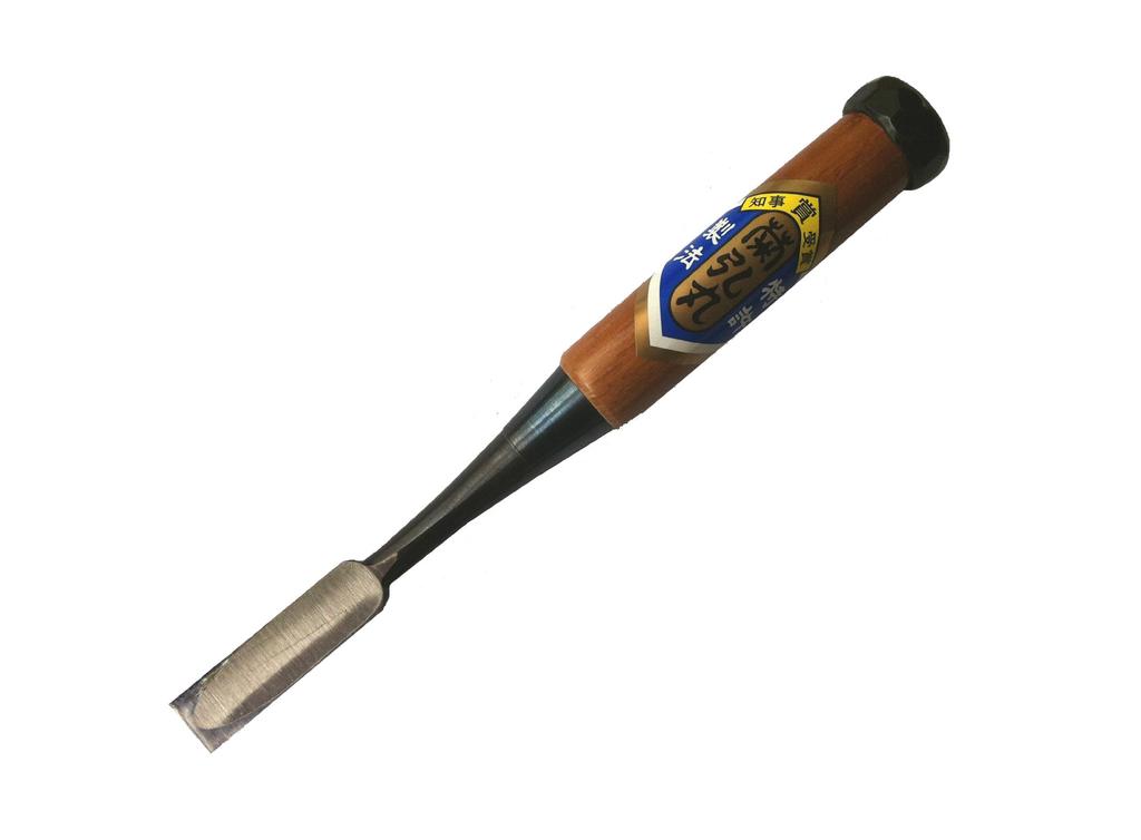 Kikukomaru Chamfered Red Oak 15mm Chisel, Handle,