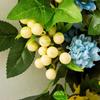 Door Spring Wreath Realistic Artificial Floral Wreaths with Green Leaves for Home Wall Door Decoration