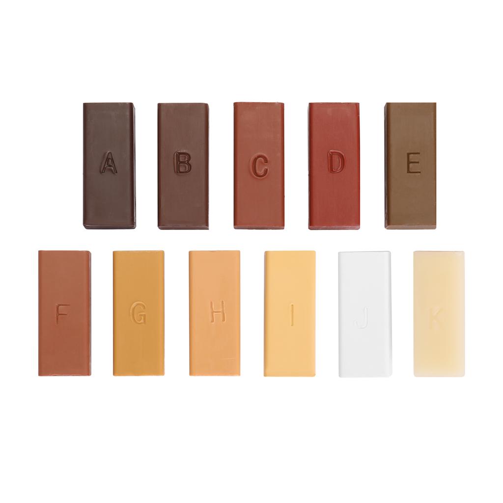 Набор для ремонта ламината Восковая система Пол Столешница Прочный корпус Сколы Царапины Только ремонт