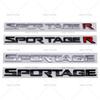 1× 3D ABS SPORTAGER Car Emblem Auto Badge Rear Trunk NamePlate Stickers