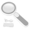 8X Rechargeable Magnifying Glass with Light 21Led 3 Mode Magnifying Glass for Kids Seniors Reading