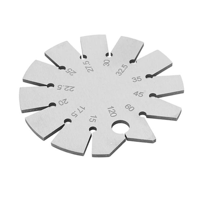 Измеритель угла наклона из нержавеющей стали, транспортир для измерения угла наклона лезвия ножа в диапазоне 15-120 градусов