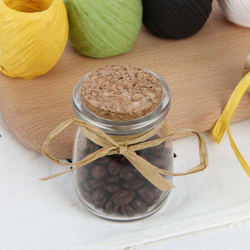 200M Raffia Paper Twine Rope Gift Wrap Ribbon Bouquet Wrapping DIY Crafts For Party Wedding Decoration