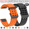 26 мм 22 мм Силиконовый ремешок для Garmin QuickFit Band Fenix 8 47 мм 51 7X 7 7S 6X 6 Pro 5 5X Epix 2 Forerunner 965 955 945 Instinct 2