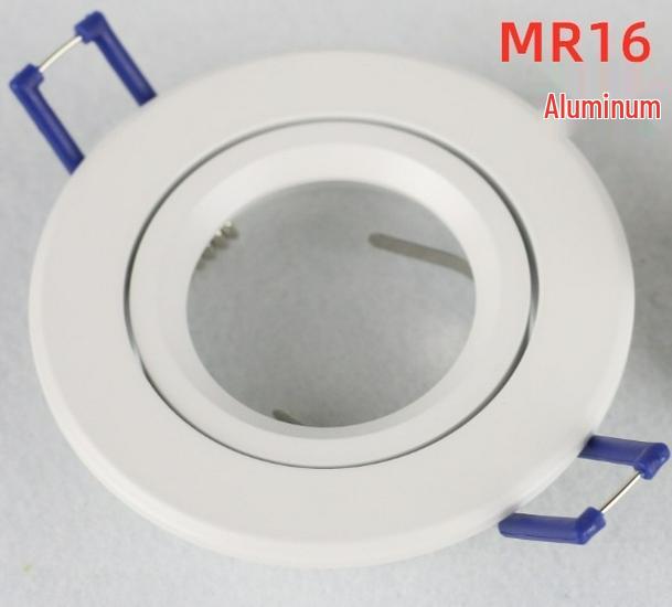 Brushed Nickel GU10 MR16 LED Ceiling Spotlight Brackets