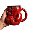Boxing Glove Coffee Mug Coffee Cup with Stainless Steel Liner 12oz Gloves Shaped Tea Cup Novelty Gift for Fight Fans