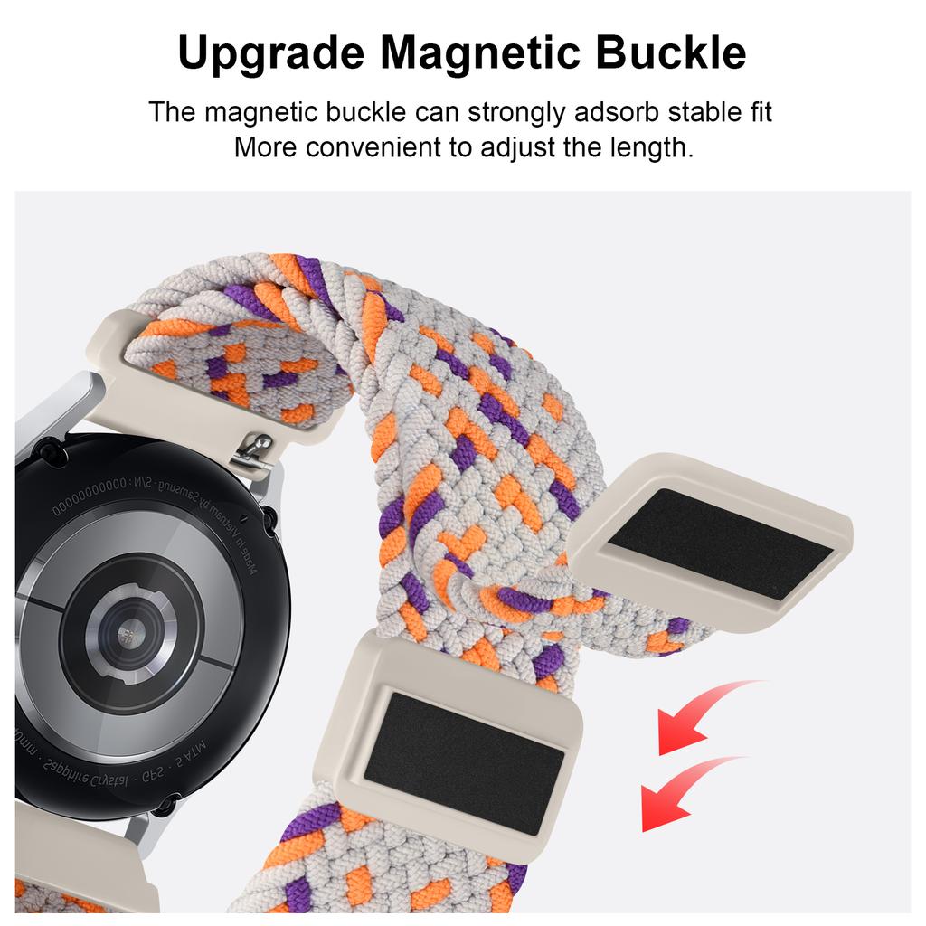 22 мм Плетеный Магнитный Ремешок Для Amazfit bip 5 Браслет Замена Для Amazfit bip5 Ремешок Наручный Аксессуары