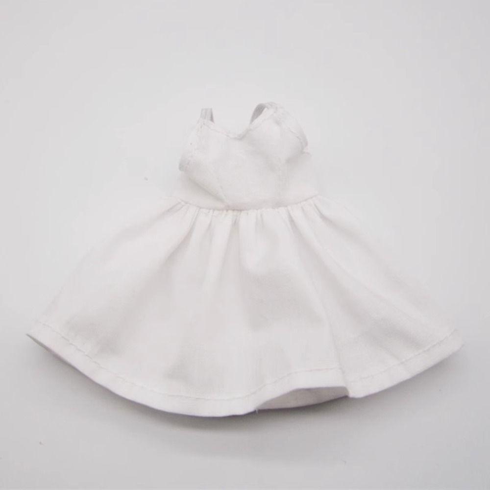 Mini Doll Strap Dress Cute Dolls Skirt for Azone Ob22/24/27 Dolls For Blythe Dolls