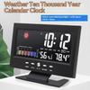 Multi-Functional Weather Station Clock Thermometer Hygrometer Calendar Digital Lcd Display Temperature And Humidity Meter