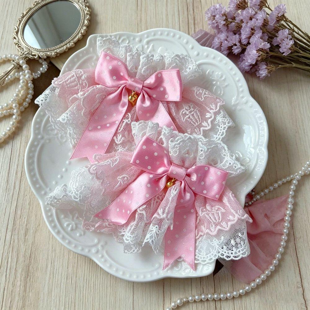 Floral Lace Lolita Wrist Cuffs Ruffled Lace Cosplay Bracelets New Sweater Cuff Covers Maid Cosplay