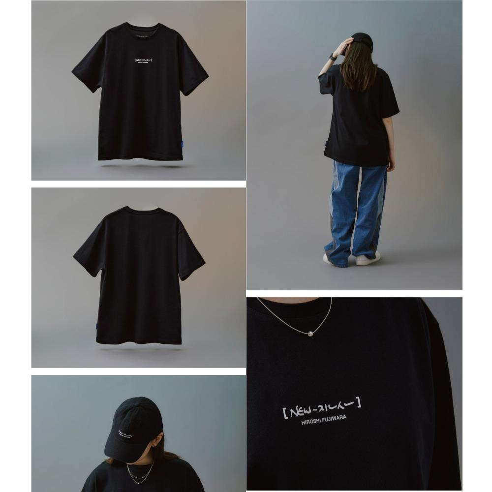 [Предпродажа] Новые джинсы x футболка с воротником Hiroshi Fujiwara VER.1 (ЧЕРНЫЙ)