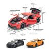 1/32 Porsche 911 GT3 RS Металлическая литая модель гоночного автомобиля Коллекция Хобби Декоративные Миниатюрные Украшения Звук Свет Игрушка Подарок для Друзей