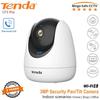 Беспроводная камера Tenda RP3 Pro 3 МП Внутренняя камера безопасности WiFi6 Двусторонняя аудиосвязь 360° Всесторонний обзор для домашней безопасности Наблюдение за ребенком Опционально SD