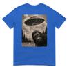 Funny Bigfoot Graphic Tee Alien Ufo Vintage Evidence Photo Tshirt