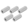 5PCS Hex Coupling Nuts 304 Stainless Steel Thread Connection Nut for Bolt Stud Machine Screws