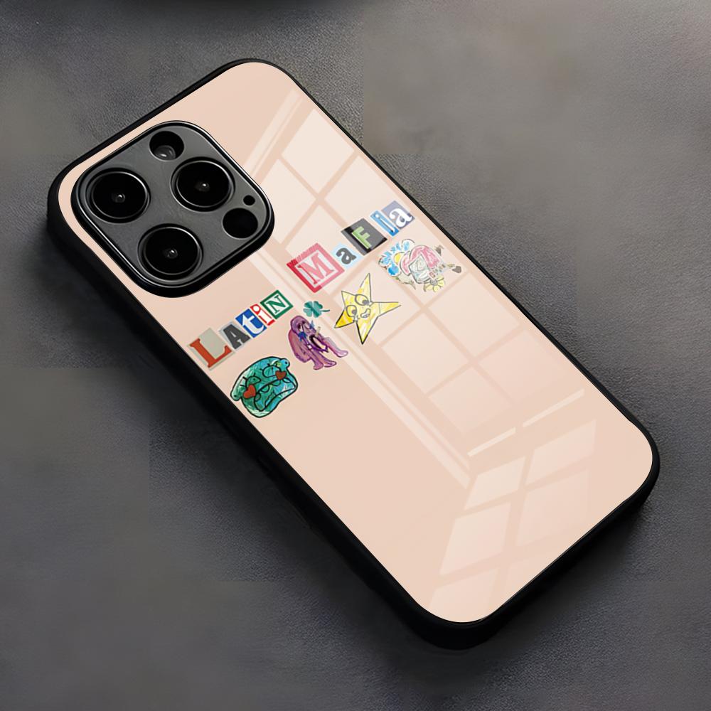 LATIN MAFIA Phone Case For IPhone 17 Pro Max 16 15 14 Pro Max 13 11 X Xs Xr 8 7Plusglass Cover
