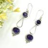 Amethyst Gemstone Solid 925 Sterling Silver Earring, Handmade Earring, Gift For Her, Birthstone Jewelry, Bezel Earring