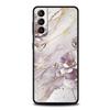 Цветочный Мраморный Чехол Для Телефона Для Samsung Galaxy S25 Edge S24 S23 S22 Ultra S20 S21 FE 5G S10 S9 Plus S10E Мягкий Чехол