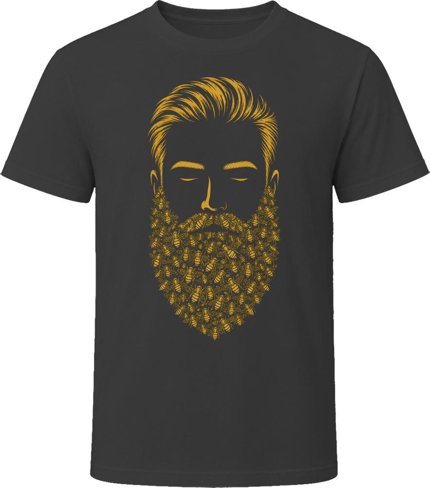 Bee Beard Hipster Beekeeper T-Shirt