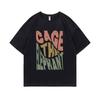 Limited Cage The Elephant Pritn Tshirt Short Sleeve Men Women Fashion Casual Oversized T-shirts Tops Men's Hip Hop Streetwear