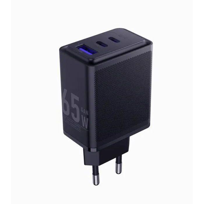 Chargeur Secteur - VENTION - 3-Port USB GaN - 65W - Charge Rapide - Protection Surtension