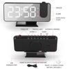 7.4 Inch Led Digital Projector Snooze Clock Acrylic Mirror Double Alarm Clocks Projection Wakeup