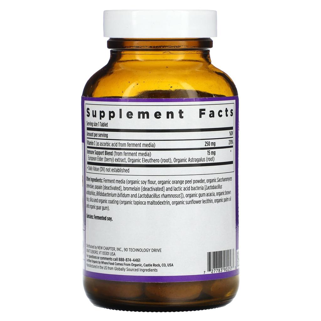 Fermented Vitamin C, 250Mg, 60 Vegetable Tablets