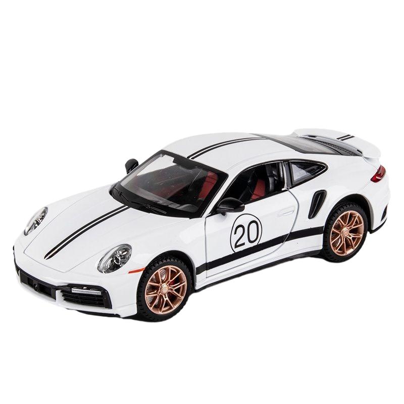 Интерактив 1:24 911S Модель автомобиля из сплава со световым эффектом - Идеальные игрушки для подарка