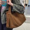 New Suede Bucket Bag Women's Shoulder Bag Shoppers Large Capacity Handbag Fashion Casual Versatile Crossbody Bag For Women