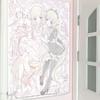 Гобелен из аниме Chobits, Розово-пастельная клубничная сладкая лолита, Настенное панно, Кавайный декор для спальни для отаку и фанатов