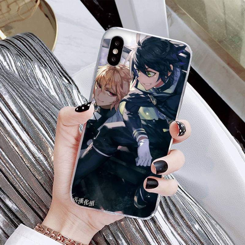 Чехол для телефона Owari no Seraph Of The End для iphone 13 8 7 6 6S Plus X 5S SE 2020 XR 11 12 mini pro XS MAX