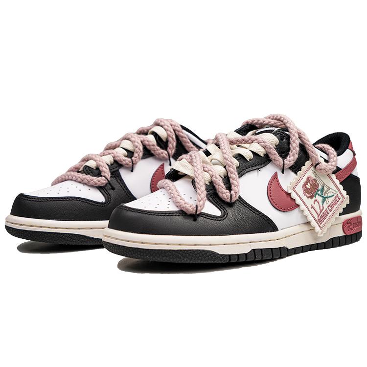 Nike Кроссовки Skateboard Dunk Black Low top GS Black Pink CW1590-100(Команда27-ГС)