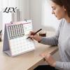 Daily Task List Reusable Kids Desk Calendar with 42 Magnetic Event Stamps, Undated Monthly Planner Creative Accessory for Habits Family Planning,