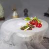 Dry Ice Glass Tableware Artistic Conception Bowl Molecular Cuisine Food Hotel Large Sashimi Ice Tray Personalized UFO Cap Plate
