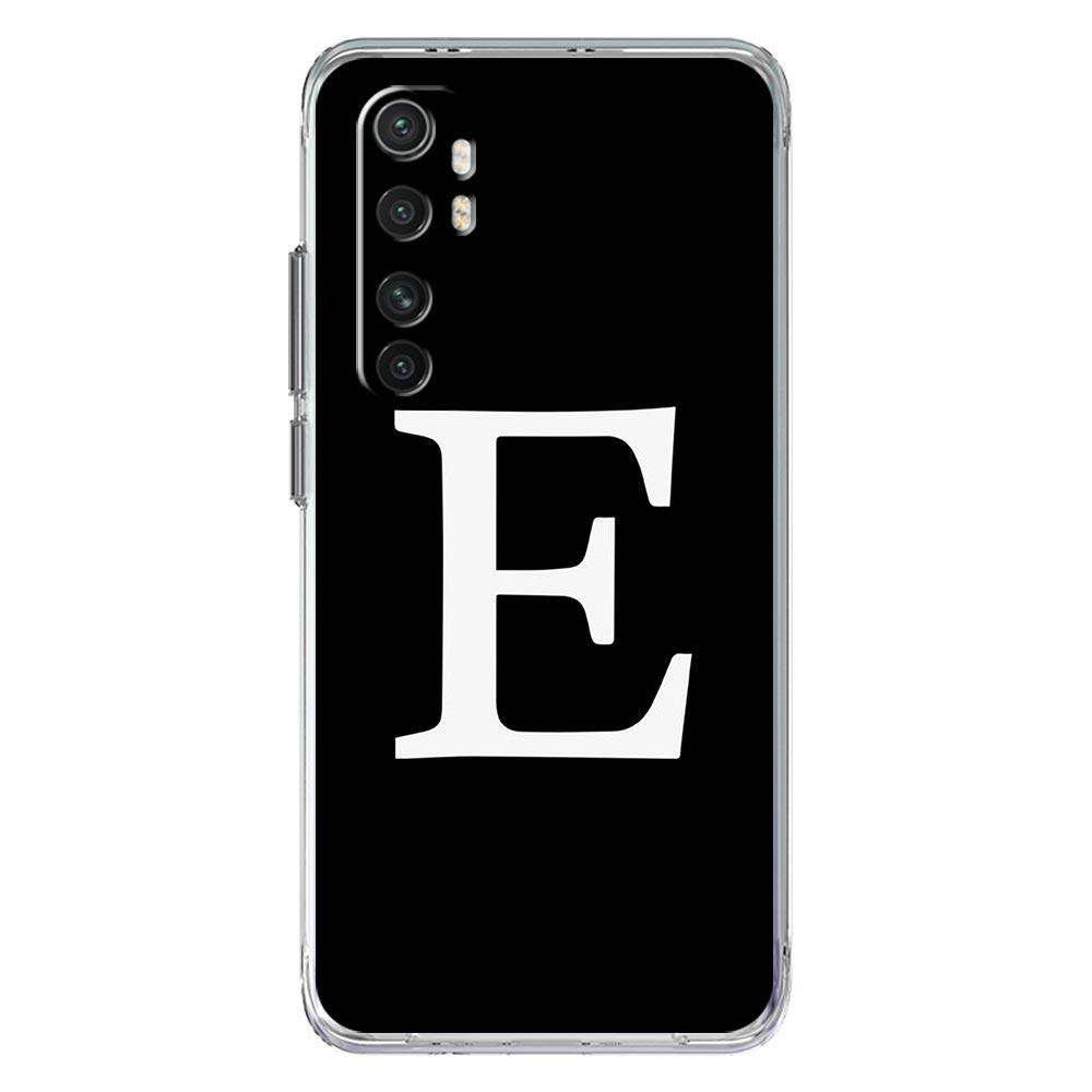 Чехол для телефона для Xiaomi Poco X6 X5 NFC X3 F6 F5 Pro F4 F3 M3 14 13T 12T 12 13 Lite 11 Mi 5G Прозрачный чехол Буква имени A Z Модный
