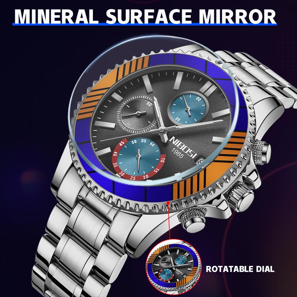 Новые роскошные кварцевые часы с хронографом для мужчин с золотым ремешком из нержавеющей стали, водонепроницаемые мужские часы, роскошные наручные часы