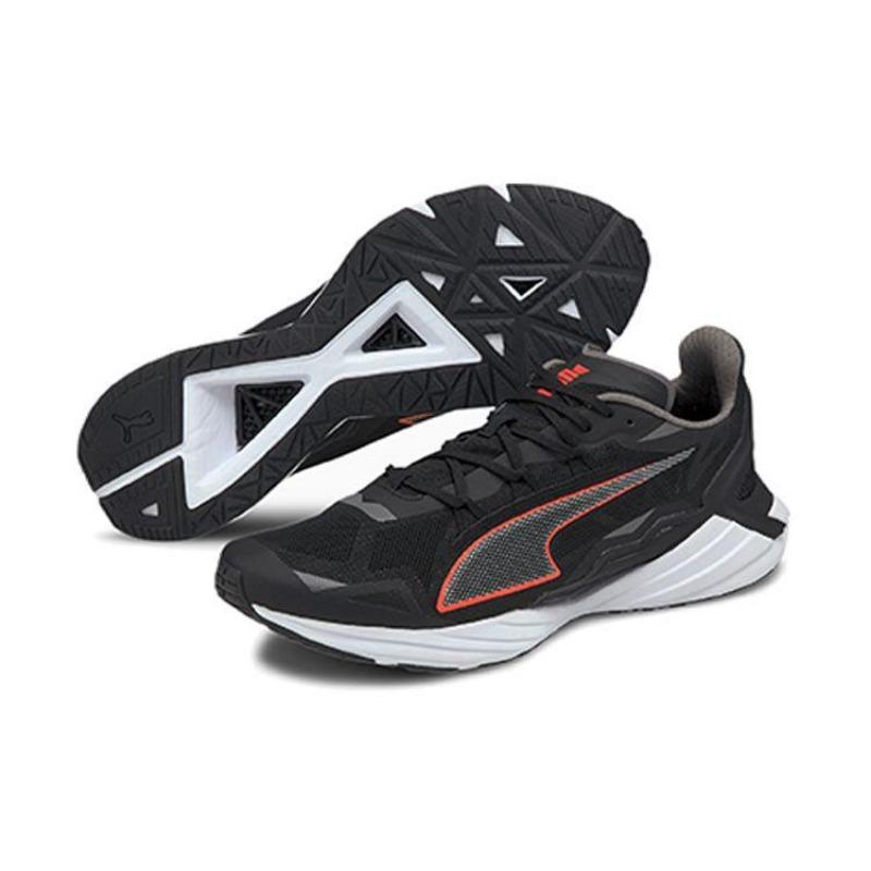 PUMA Ultraride Low-top Running Shoes Men Grey Black Orange 193753-08