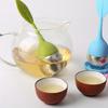 Silicone Tea Strainer Sweet Leaf Pattern Tea Filter Teapot for Loose Leaf Herbal Spice Filter Tools